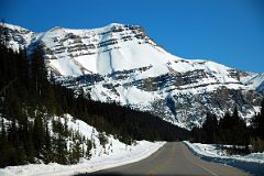 23 Noseeum Peak From Icefields Parkway